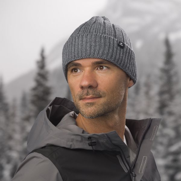 Czapka Ayo czapka zimowa męska beanie polar ciepła z merynosów. Szare czapki męskie Eisbar, na zimę, bez wzorów, z dzianiny, eleganckie. Za 196.31 zł.