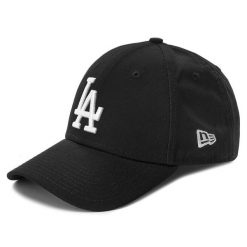 Czapka z daszkiem New Era. Czarne czapki z daszkiem damskie New Era, bez wzorów. Za 79.99 zł.