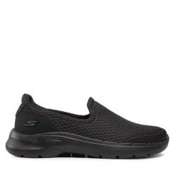 Półbuty Skechers. Czarne półbuty męskie Skechers, bez zapięcia. Za 339.99 zł.
