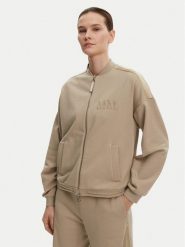Max Mara Leisure Bluza 2516921017650 Zielony Regular Fit. Zielone bluzy bez kaptura damskie Max Mara Leisure, xs, z bawełny. Za 599.99 zł.