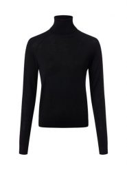 BOSS Sweter z golfem - Frizani Kobiety drobna dzianina czarny, M. Czarne golfy damskie Boss, m, bez wzorów, z dzianiny, bez ramiączek. Za 549.95 zł.