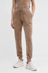 GUESS Brązowe damskie spodnie welurowe Couture, Rozmiar S. Brązowe spodnie dresowe damskie Guess, s, z aplikacjami, z dresówki. W wyprzedaży za 189.99 zł.