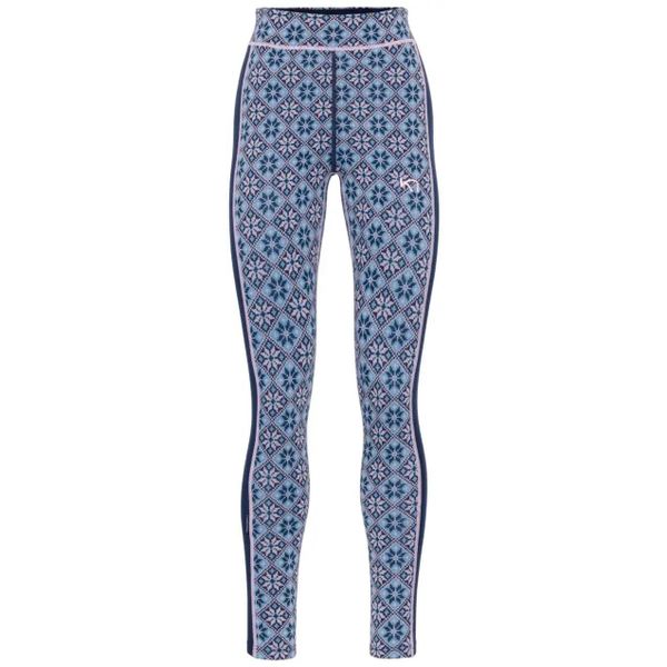 Damskie legginsy Kari Traa Rose. Niebieskie legginsy damskie Kari Traa, l, bez wzorów, z dzianiny. Za 477.50 zł.