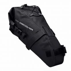 Torba na siodło Pro Discover Team Gravel 10 L. Czarne torebki klasyczne damskie PRO, bez wzorów, z materiału, bez dodatków. Za 690.50 zł.