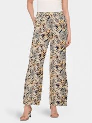 JDY Spodnie materiałowe 15295021 Beżowy Regular Fit. Brązowe spodnie materiałowe damskie JDY, bez wzorów, z materiału. Za 119.99 zł.