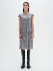 InWear Sukienka koktajlowa Fiduc 30107725 Szary Regular Fit. Szare sukienki damskie InWear, bez wzorów, z syntetyku, wizytowe, bez kołnierzyka, bez ramiączek. Za 439.99 zł.