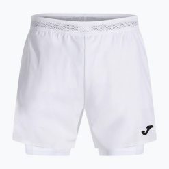 Spodenki tenisowe męskie Joma Smash. Białe szorty męskie Joma, bez wzorów, z elastanu. Za 179.99 zł.