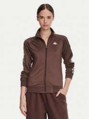 Kappa Bluza 222 Banda Wanniston Slim 301PSC0 Brązowy Regular Fit. Brązowe bluzy bez kaptura damskie Kappa, xs, z syntetyku. Za 179.99 zł.