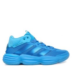 Buty halowe adidas. Niebieskie buty sportowe na co dzień męskie Adidas, bez zapięcia. Za 479.99 zł.