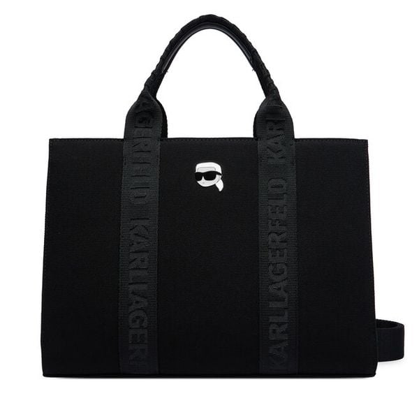 Torebka KARL LAGERFELD. Czarne torebki klasyczne damskie Karl Lagerfeld, bez wzorów, bez dodatków. Za 549.99 zł.