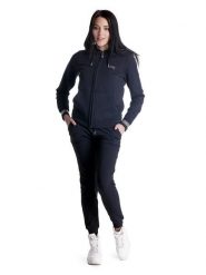 Bluza z kaptur na co dzień na siłownię. Szare bluzy sportowe damskie LEONE 1947 APPAREL, s, bez wzorów, z dresówki, bez ramiączek, bez kaptura. Za 252.56 zł.
