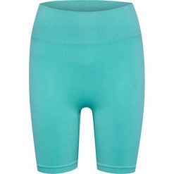 Damskie wysokie legginsy bezszwowe Hummel Alive. Niebieskie legginsy damskie HUMMEL, bez wzorów, z materiału, na fitness i siłownię. Za 170.50 zł.