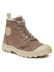 Palladium Trapery Pampa Hi Zip Wl 95982-212-M Brązowy. Brązowe trapery damskie Palladium, ze skóry, bez obcasa. Za 509.99 zł.