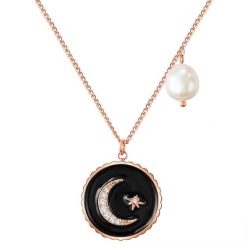 Valero Pearls Księżyc Stal nierdzewna Preciosa Perła hodowlana słodkowodna Naszyjniki 1 ct Damski. Białe naszyjniki damskie Valero Pearls, ze stali. Za 209.99 zł.