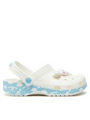 Crocs Klapki Classic Cinnamoroll Clog 210343 Biały. Białe klapki i japonki męskie Crocs, z tworzywa sztucznego. Za 189.99 zł.