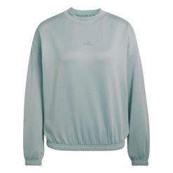 Bluza damska adidas Motion Essentials. Zielone bluzy bez kaptura damskie Adidas, l, bez wzorów, z materiału, bez ramiączek, bez kaptura. Za 217.90 zł.