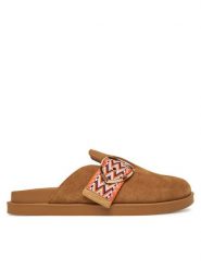 Blauer Klapki S5GLADE04/SUE Brązowy. Brązowe klapki damskie Blauer, bez wzorów, ze skóry, bez obcasa. Za 359.99 zł.