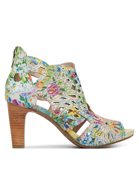 Laura Vita Sandały Albane 48 Kolorowy. Sandały damskie Laura Vita, bez wzorów, ze skóry, bez obcasa, na słupku. Za 529.99 zł.