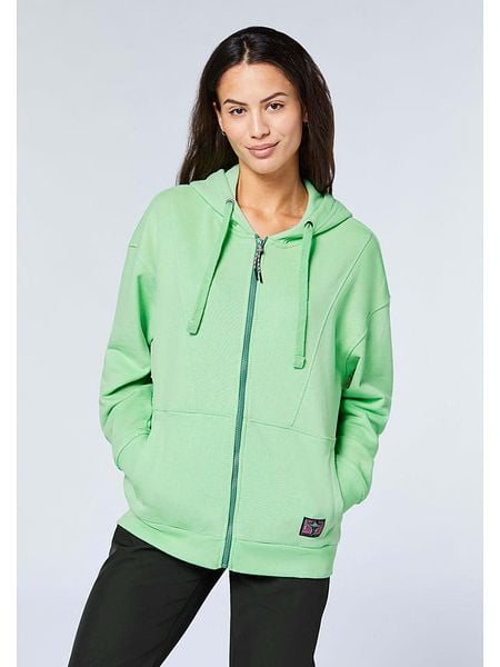 Chiemsee Bluza w kolorze zielonym rozmiar: M. Zielone bluzy z kapturem damskie Chiemsee, m, z bawełny. Za 123.25 zł.