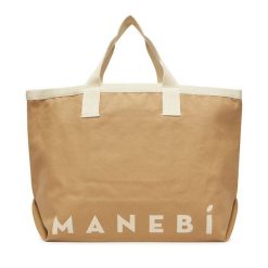 Torebka Manebi. Brązowe torebki klasyczne damskie Manebi, bez wzorów, bez dodatków. Za 279.99 zł.