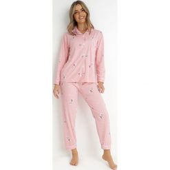Różowy Komplet Piżamowy Eugeall. Czerwone piżamy damskie Born2be, xl, bez wzorów, z tkaniny, bez ramiączek. Za 64.99 zł.