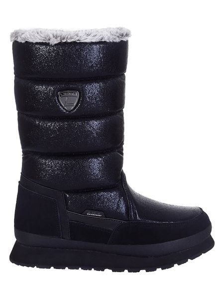 LUHTA Botki zimowe "Valkea" w kolorze czarnym rozmiar: 39. Czarne botki damskie Luhta, na zimę, z materiału, bez obcasa, bez zapięcia. Za 135.49 zł.