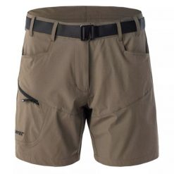 Spodenki damskie turystyczne Hi-Tec Lady Argola 1/2, Rozmiar M. Brązowe obuwie trekkingowe damskie Hi-tec, bez wzorów, z materiału. Za 199.99 zł.