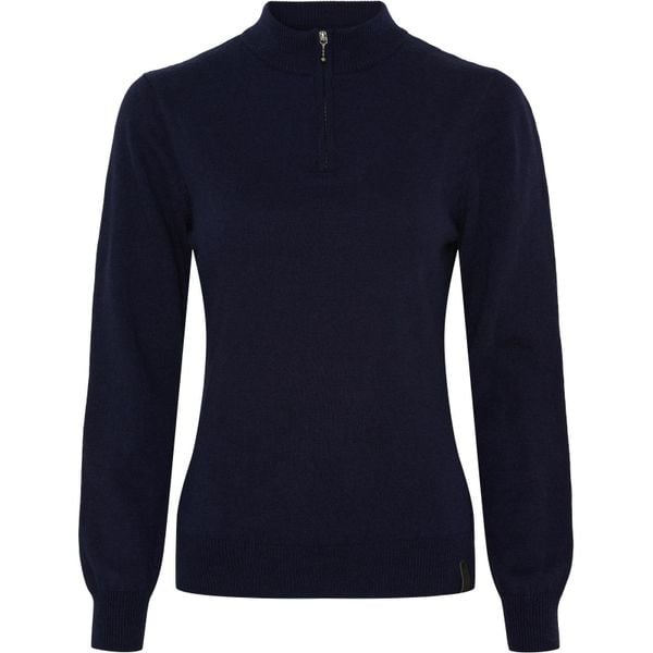 Damski sweter 1/2 zip Catago Victoria. Niebieskie golfy damskie CATAGO, xl, bez wzorów, ze skóry, bez ramiączek. Za 285.50 zł.