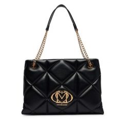 Torebka LOVE MOSCHINO. Czarne torebki klasyczne damskie Love Moschino, bez wzorów, bez dodatków. Za 1,099.00 zł.