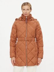 Tommy Hilfiger Płaszcz zimowy Elevated WW0WW40326 Brązowy Regular Fit. Brązowe płaszcze damskie Tommy Hilfiger, na zimę, l, bez wzorów, z syntetyku. Za 1,189.00 zł.