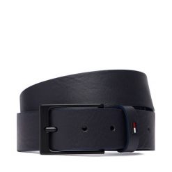 Pasek Tommy Hilfiger. Niebieskie paski męskie Tommy Hilfiger, bez wzorów. Za 209.99 zł.