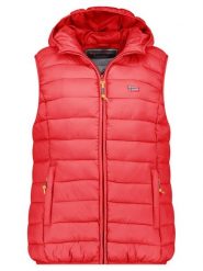 Geographical Norway Kamizelka pikowana "Vatikolor" w kolorze czerwonym rozmiar: S. Czerwone kamizelki damskie Geographical Norway, s. Za 121.80 zł.