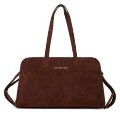 Torebka LOVE MOSCHINO. Brązowe torebki klasyczne damskie Love Moschino, bez wzorów, bez dodatków. Za 939.99 zł.