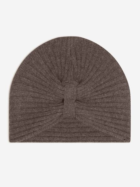 AUTHENTIC CASHMERE Kaszmirowa czapka "Petre" w kolorze brązowym rozmiar: onesize. Brązowe czapki zimowe damskie AUTHENTIC CASHMERE, z kaszmiru. Za 166.49 zł.