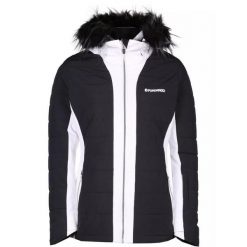 Kurtka narciarska damska Fundango Salina Padded. Białe kurtki damskie Fundango, l, bez wzorów, z materiału, bez kaptura, narciarskie. Za 699.00 zł.