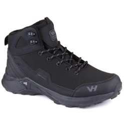 Buty trekkingowe Potocki VanHorn WOL201 wodoodporne czarne. Czarne buty trekkingowe męskie z softshellu, bez zapięcia. Za 313.52 zł.