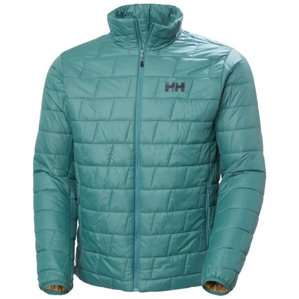 Kurtka puchowa Helly Hansen Lifaloft. Zielone kurtki męskie Helly Hansen, xl, bez wzorów, z materiału, klasyczne, bez kaptura. Za 791.00 zł.