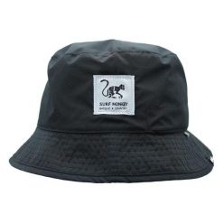 Czapka - z recyklingu - wodoodporna - dwustronna / jeden rozmiar (czarno-szara). Czarne czapki męskie SURF MONKEY, bez wzorów, z materiału, eleganckie. Za 179.95 zł.