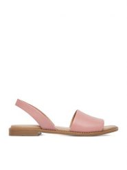 Lasocki Sandały CEO-EST-AFIONA-17 Różowy. Czerwone sandały damskie Lasocki, bez wzorów, ze skóry, bez obcasa, na płaskiej podeszwie. Za 139.99 zł.