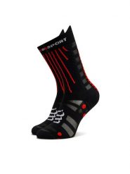 Compressport Skarpety długie Aero XU00054B Czarny. Czarne skarpetki męskie Compressport, bez wzorów, z syntetyku. Za 99.99 zł.