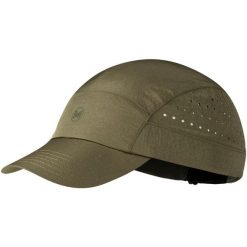 Czapka z daszkiem BUFF SPEED CAP SOLID TUNDRA. Zielone czapki męskie Buff, bez wzorów, sportowe. Za 109.99 zł.