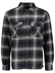 ONLY & SONS Koszula w kolorze czarno-białym rozmiar: S. Czarne koszule męskie Only & Sons, s, bez wzorów, z bawełny, bez kołnierzyka, bez ramiączek. Za 87.81 zł.
