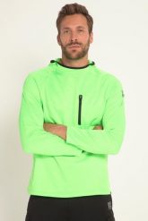 Męska Bluza z kapturem Odzież fitness kieszenie. Zielona bluzy sportowe męskie JAY-PI, bez wzorów, z dresówki, sportowe, bez kołnierzyka, bez ramiączek. Za 191.99 zł.
