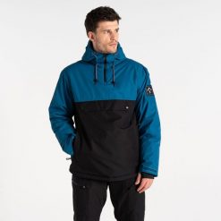 Kurtka narciarska męska Freeride Overhead. Czarne kurtki męskie Dare 2b, m, bez wzorów, z tkaniny, bez kaptura, narciarskie. W wyprzedaży za 479.99 zł.
