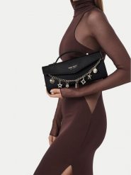 Nine West Torebka CEO-NOBLE SOCIETY-LA374-4794 Czarny. Czarne torebki klasyczne damskie Nine West, bez wzorów, z materiału, bez dodatków. Za 179.99 zł.