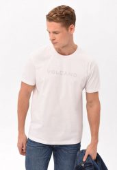 Biała koszulka, Comfort Fit, T-BRAND. Białe t-shirty sportowe męskie Volcano, l, z bawełny, bez ramiączek. Za 69.99 zł.