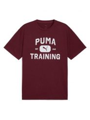 Puma Koszulka sportowa w kolorze czerwonym rozmiar: S. Czerwone t-shirty sportowe męskie Puma, s, bez ramiączek, outdoorowe. Za 52.30 zł.