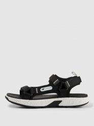 4F Sandały SVING damskie - czarne 39. Czarne sandały damskie 4f, bez wzorów, z gumy, bez obcasa. Za 199.99 zł.