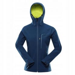 Kurtka softshell damska Alpine Pro Esprita. Niebieskie kurtki damskie Alpine Pro, s, bez wzorów, z softshellu, bez kaptura. W wyprzedaży za 299.00 zł.