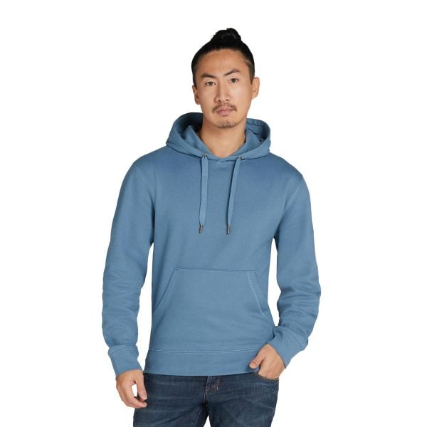 Bluza Z Kapturem Unisex Dla Dorosłych Bez Metki. Niebieskie bluzy sportowe damskie SG, m, bez wzorów, z bawełny, bez ramiączek, długie, z kapturem. Za 200.99 zł.